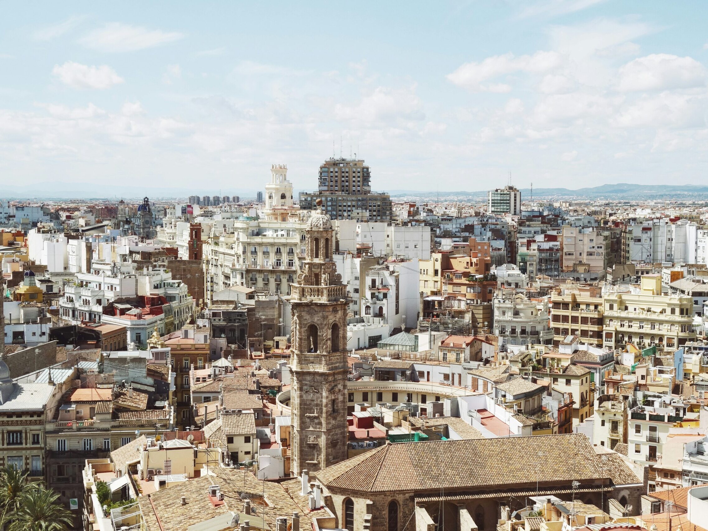 Vista aérea de Valencia